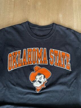 Fanatics Oklahoma State OSU Black Tee with Pistol Pete logo